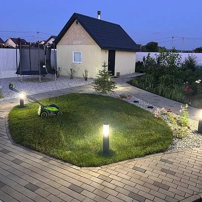 Сумерки: вечерняя подсветка участка